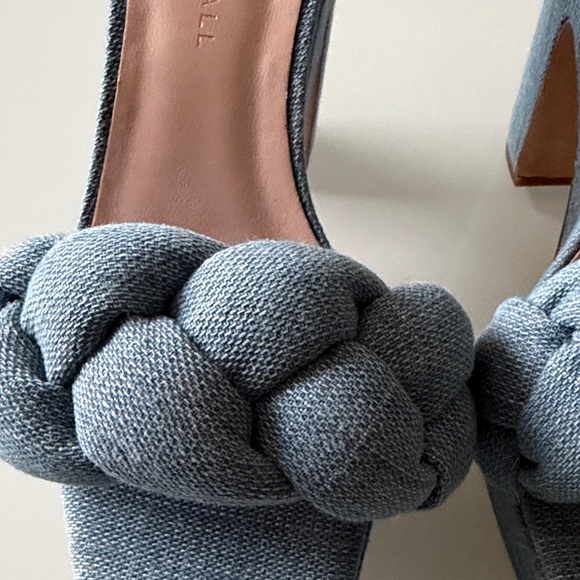 Loeffler Randall Fae Denim Platform Sandal size 6.5 - Picture 6 of 16